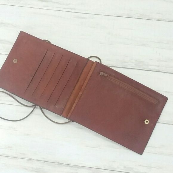 Trade Routes Wool Tapestry and Leather Bag - Picture 4 of 8